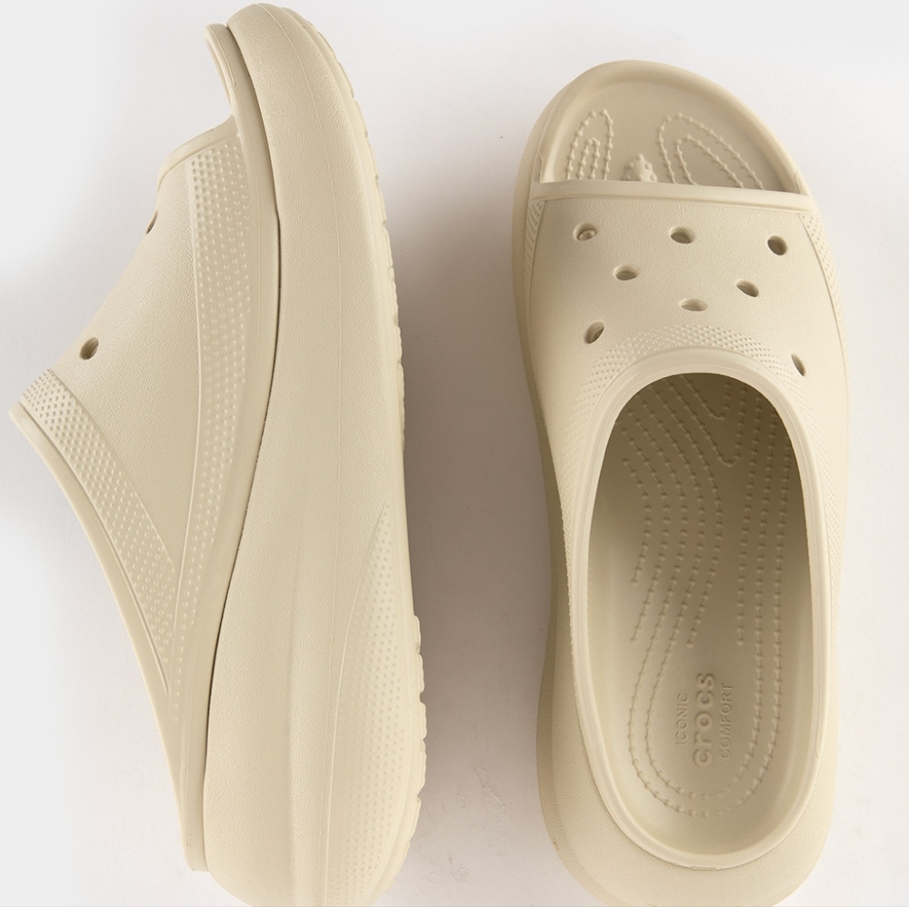 Crocs a unisex adult slides “BONE” color